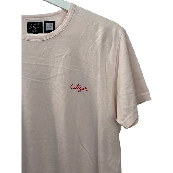 Studio Ceizer Women’s Small Pink Red Graphic Tee Short Sleeve T Shirt - Picture 4 of 13